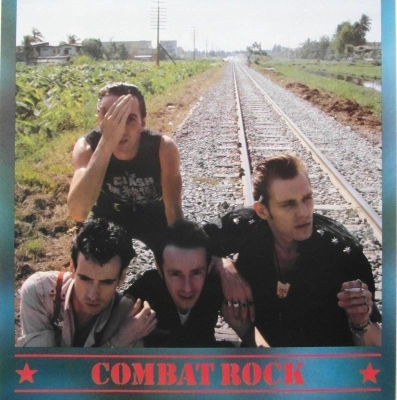Original The Clash 1982 Combat Rock CBS Promotional Poster