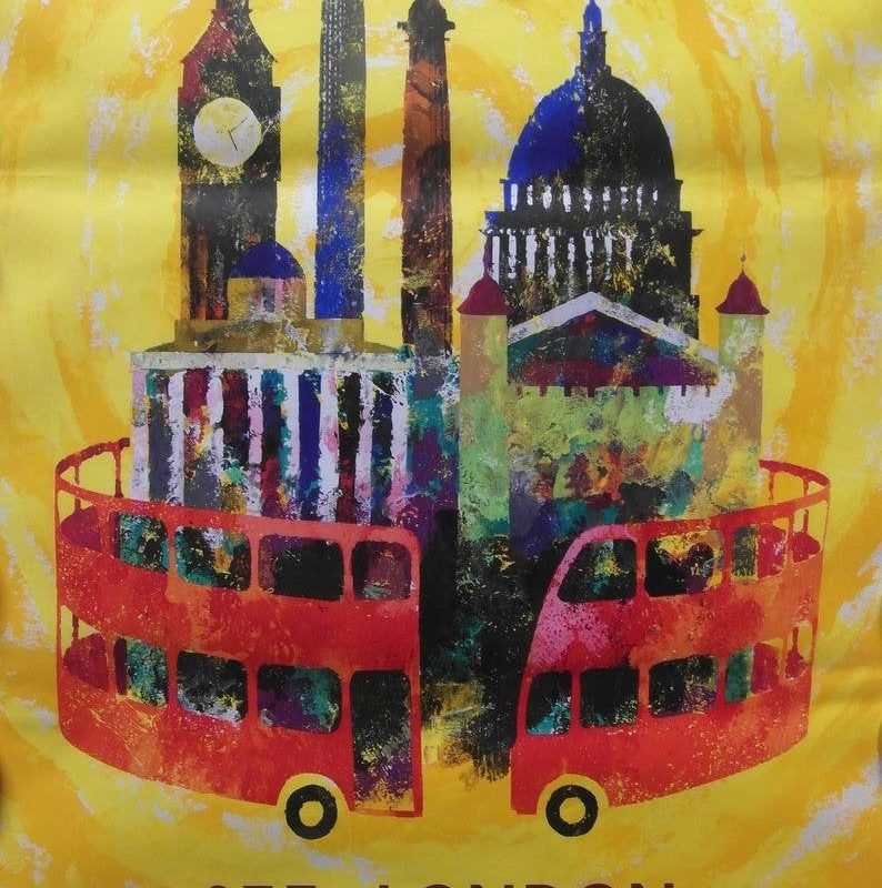 Original 1959 London Transport Poster 'See London on a London Transport Sightseeing Bus'