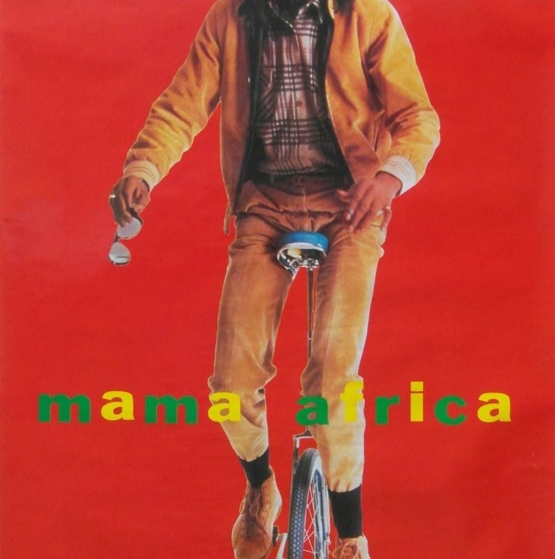 Rare Original 1983 EMI Peter Tosh Promotional Poster for the Album 'Mama Africa'.