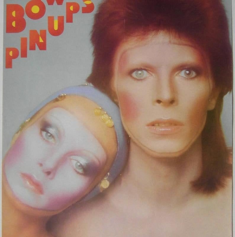 Rare Original 1973 David Bowie RCA Promotional Poster for the Album 'Pin Ups'.