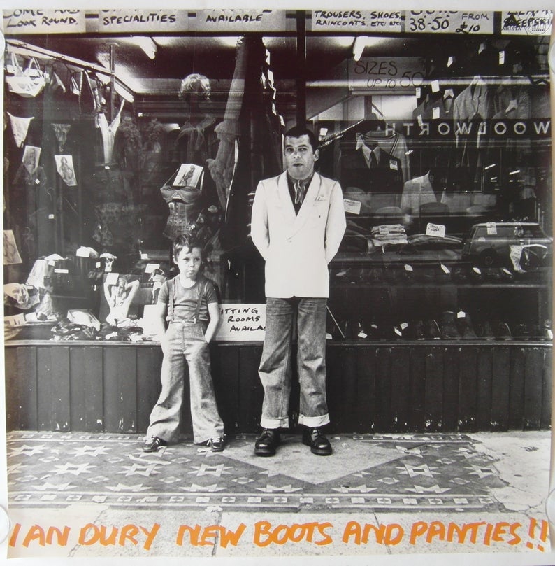 Original 1978 USA Ian Dury Promotional Poster for the Debut Album 'New ...