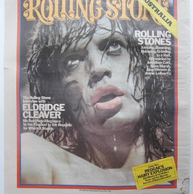 Original 1970s Rolling Stone Australian Edition Poster- Mick Jagger