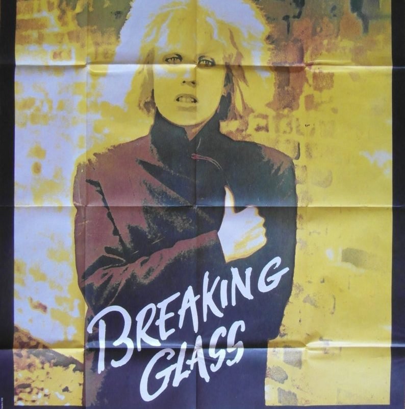 Original 1980 French Grande Movie Poster for the Film Breaking Glass Starring Hazel O'Connor