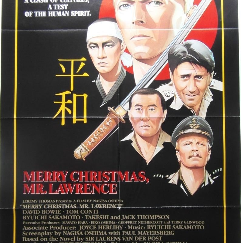 1983 Original US 1 Sheet for the Film 'Merry Christmas Mr Lawrence' starring David Bowie