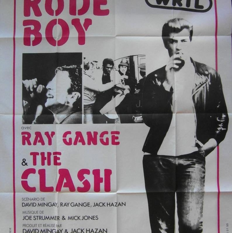 Original 1980 The Clash French Grande Poster for the Movie 'Rude Boy'