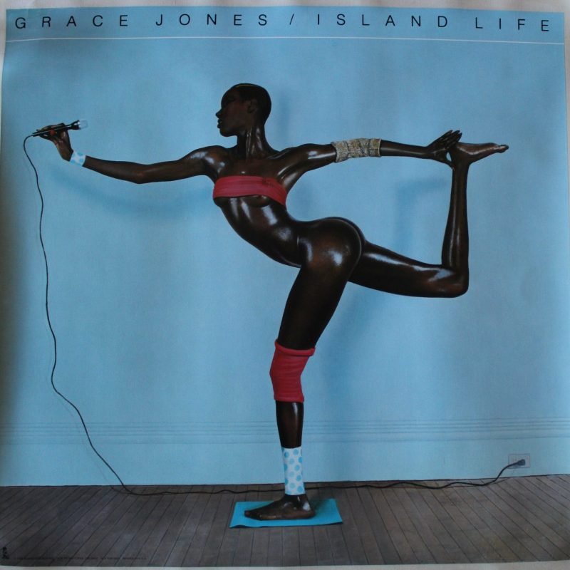 Original 1985 Grace Jones 'Island Life' Promotional Poster