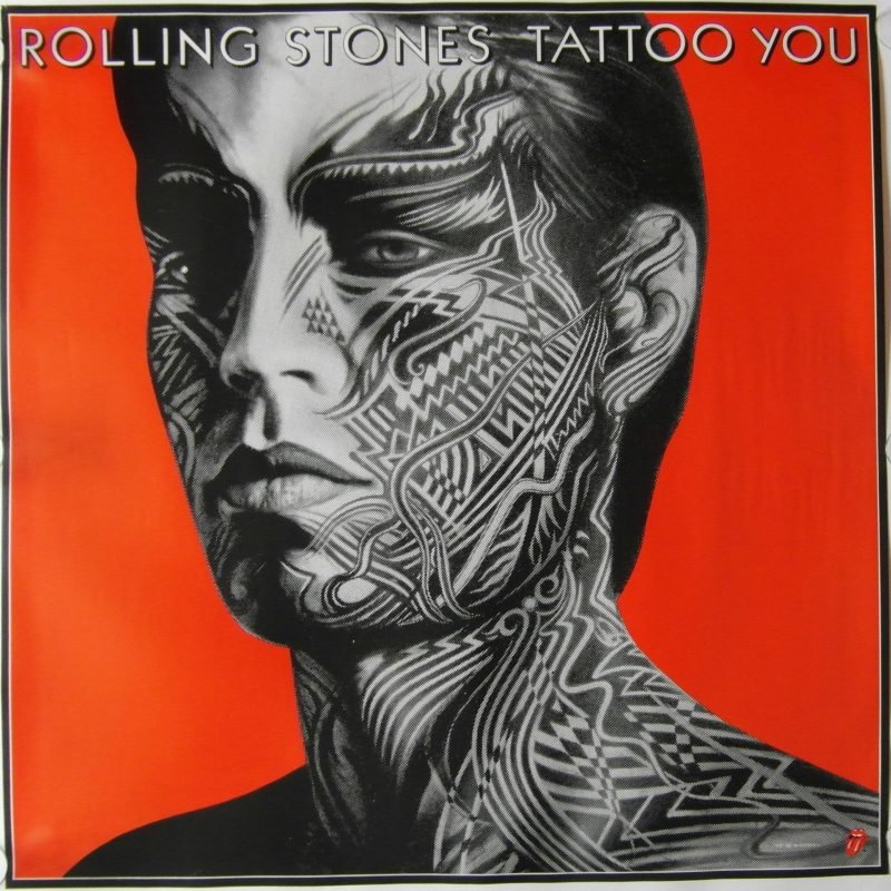 Original 1981 Rolling Stones Large Format Promotional Poster for the Album 'Tattoo You'.