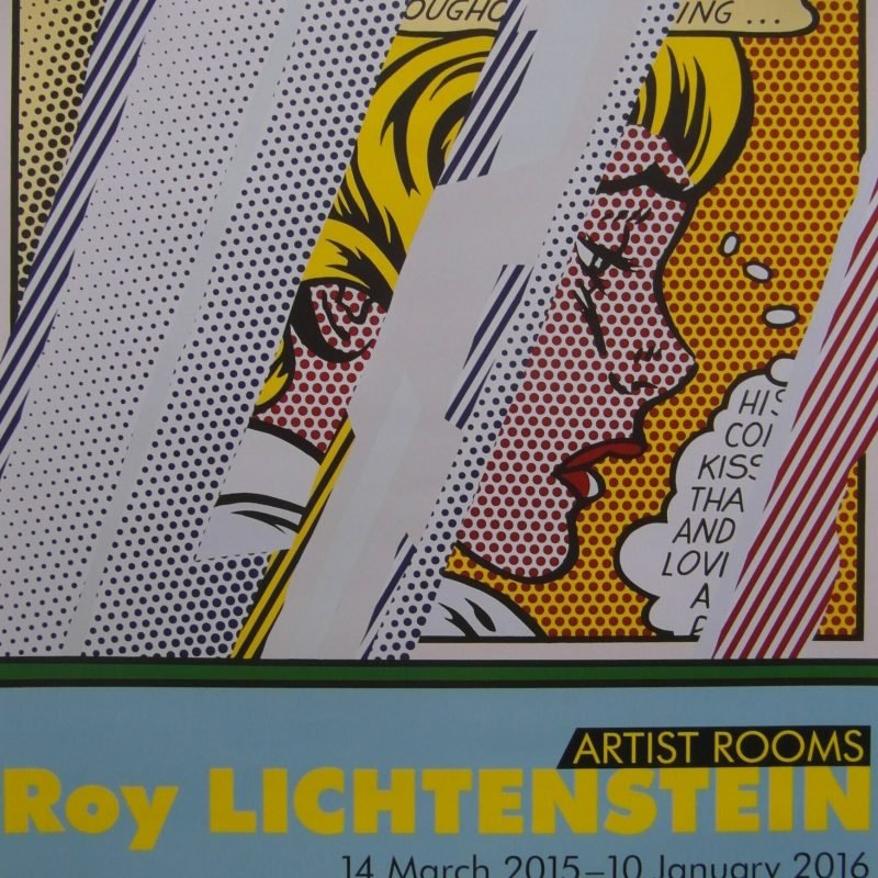 2016 Original Roy Lichtenstein Scottish National Gallery of Art Exhibition Poster