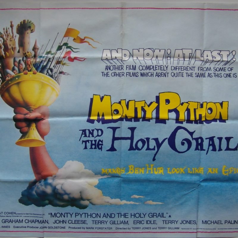 Original 1975 UK Quad Poster 'Monty Python and the Holy Grail'