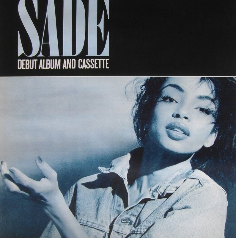 Rare 1984 Sade Large Billboard Promotional Poster for the Debut Album 'Diamond Life'