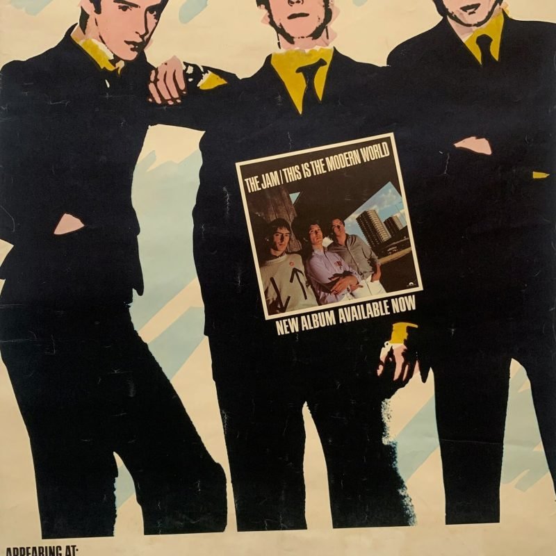 Original 1977 The Jam 'This is the Modern World' Promotional/Tour Poster