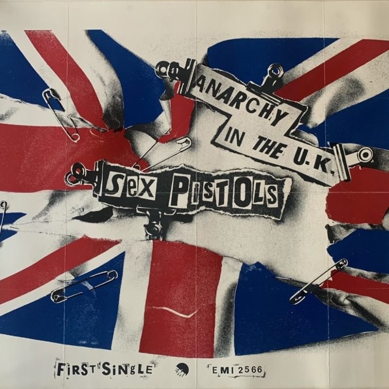 Original 1976 Sex Pistols 'Anarchy in the UK' Poster