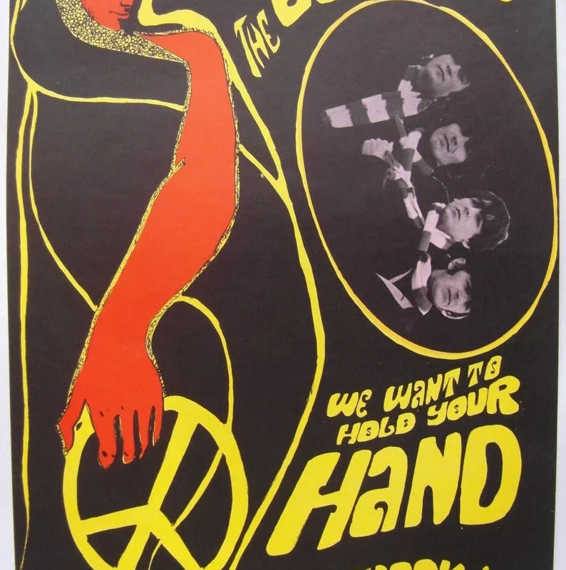 Original 1967 The Beatles KONST in-Store Display Poster