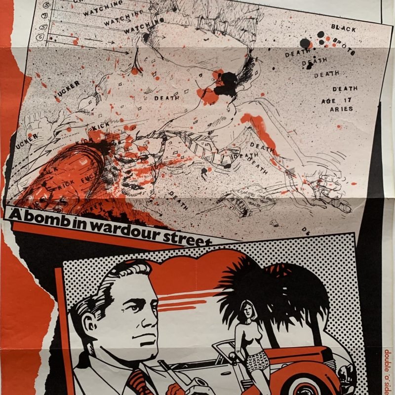 Rare Original 1978 The Jam ‘A Bomb in Wardour Street/ David Watts’ Promotional Poster