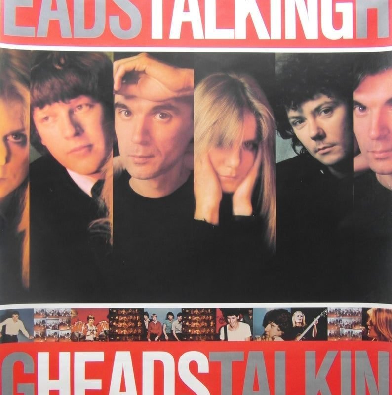 1982 Talking Heads Promotional Poster for the Album ‘The Name of the Band is Talking Heads’